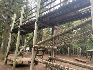 千葉県野田市の清水公園のフィールドアスレチック（冒険コース・地上）にいってきました！障害物を紹介します！
